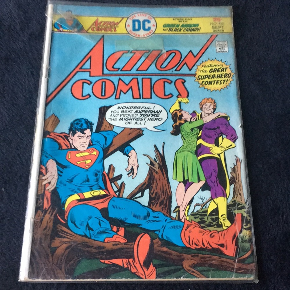 Action Comics Green Arrow vintage DC Superstars September 1975 comic book